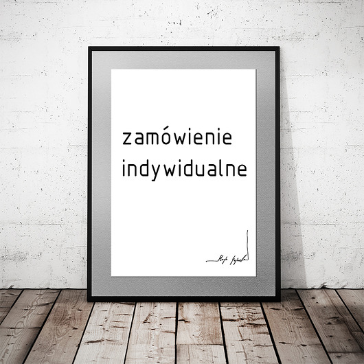 zamówienie indywidualne Maja Gajewska