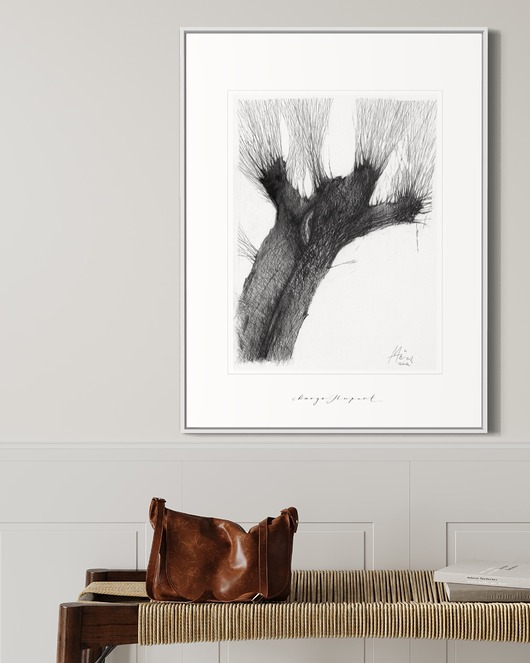 grafiki i ilustracje Wierzba 50x70 cm