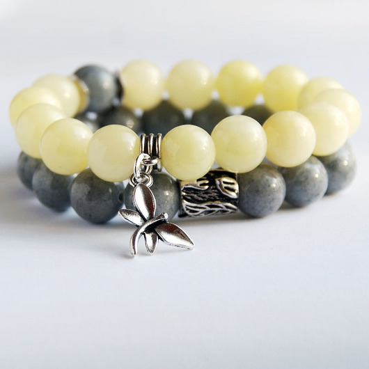 komplet :: light yellow & grey :: set I kaktusia