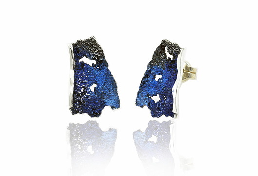 Kolczyki Intenzza duże Electric Blue Arior Barcelona