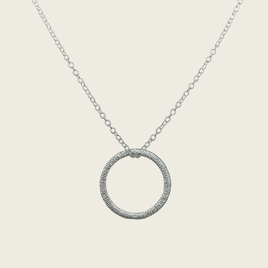 Srebrny wisior koło- Simple KOS jewellery
