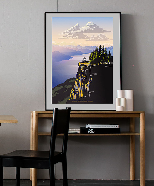 plakaty Rowerem w góry - Arrow Lake - plakat MTB