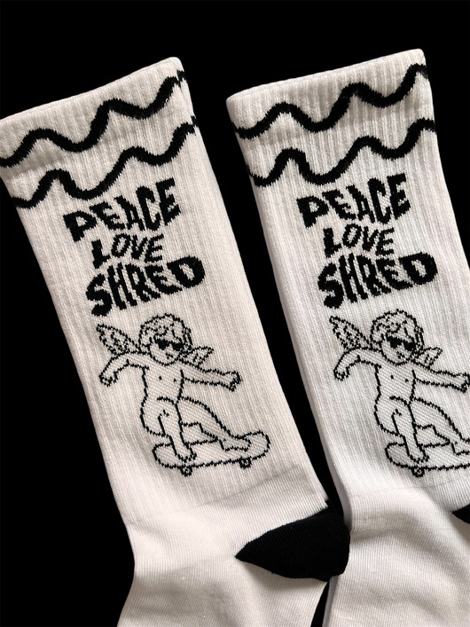 skarpetki damskie Skarpetki Peace Love Shred