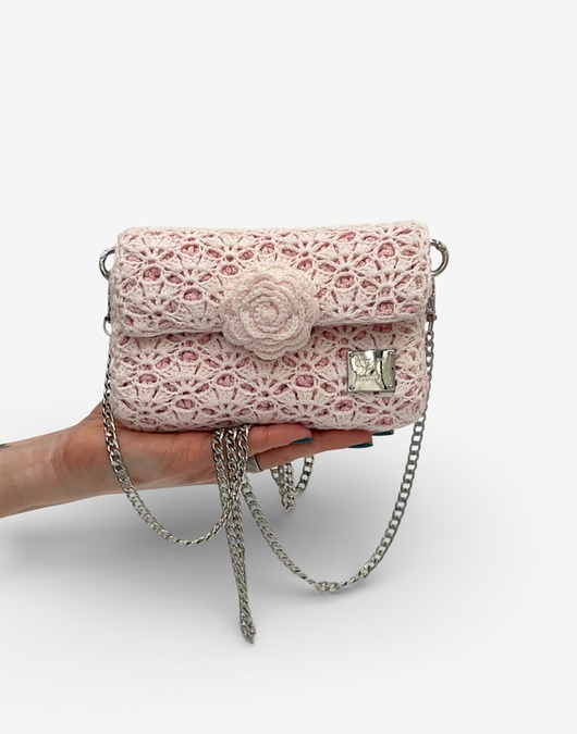 torebki mini Torebka wieczorowa mini - jasnoróżowa