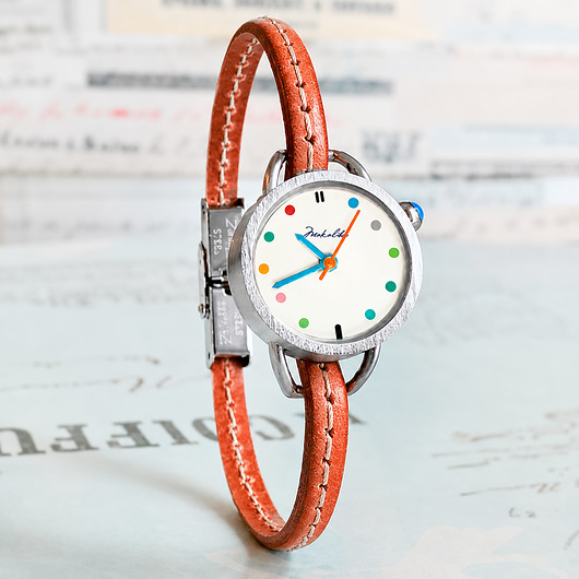 zegarki damskie Summer simple  -zegarek orange