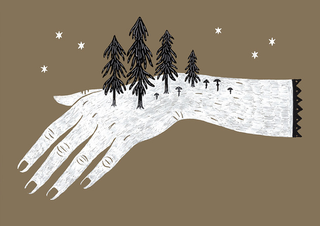 grafiki i ilustracje A strange hand