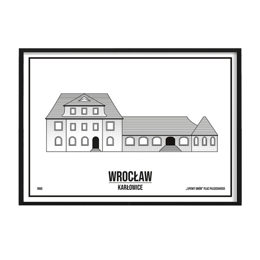 grafiki i ilustracje Plakat Wrocław - Karłowice - sitodruk