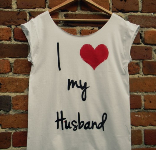 I LOVE MY HUSBAND koszulka oversize [38 M] Marvellousette