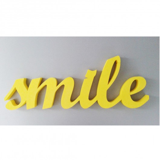 Napis przestrzenny- SMILE KOKO by HOKO