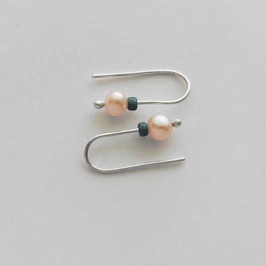 kolczyki z kamieniami Kolczyki OKRĄG