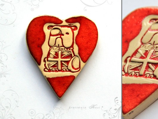 bulldog red katha