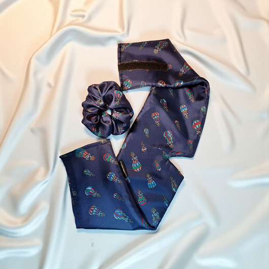 opaski na oczy Jedwabna opaska na oczy + gumka