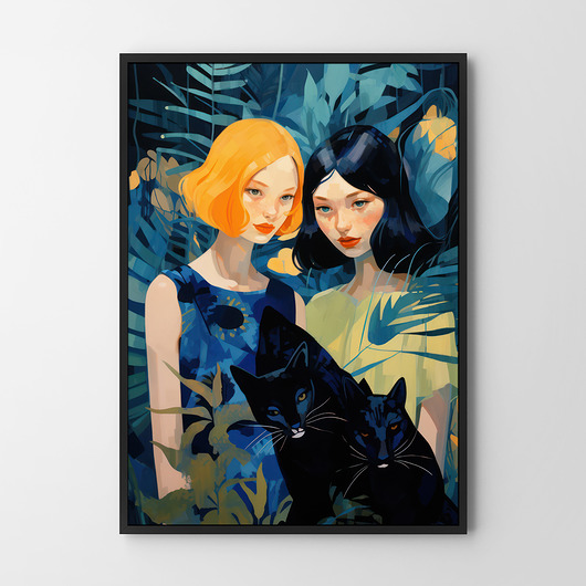 plakaty Girls Dziewczyny - plakat/ilustracja na prezent