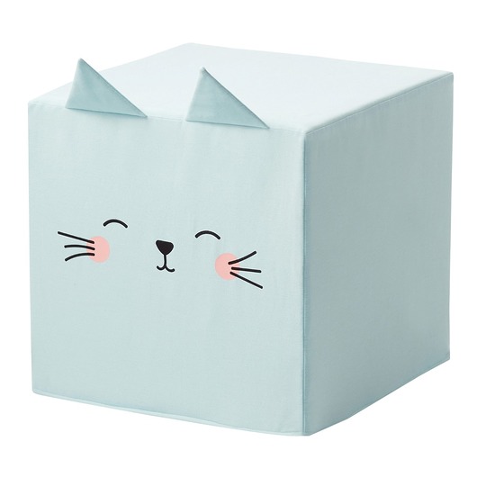 Puf kostka Rainbow Kitty Yellow Tipi