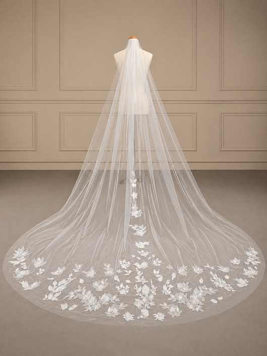 dodatki ślubne Welon ślubny katedralny