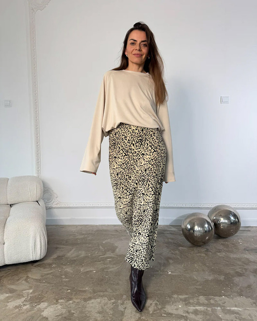 spódnice midi Spódnica Melody animale new