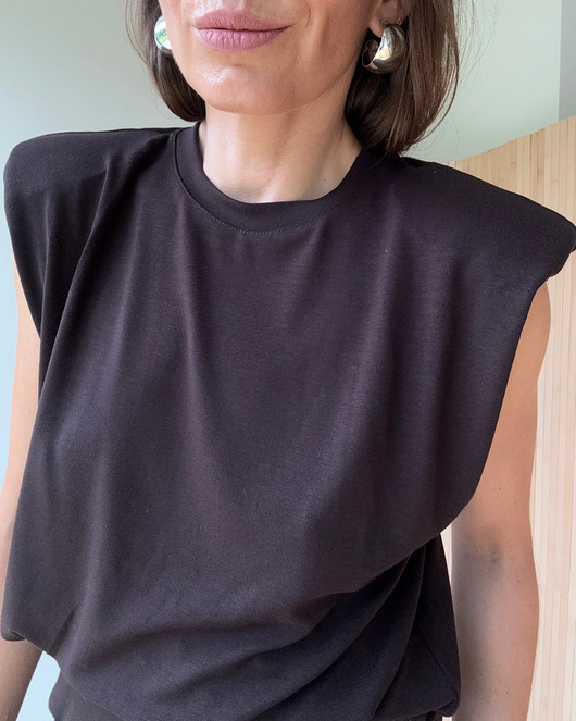 topy damskie Top Noble choclate super soft