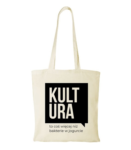 torby na zakupy Torba bawełniana "KULTURA TO COŚ WIĘCEJ"
