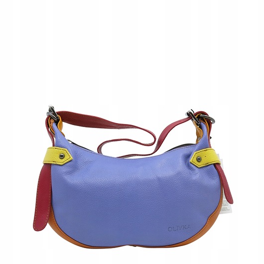 torby na ramię Torebka damska skórzana na ramię modna regulowany pasek zero waste OLIVKA