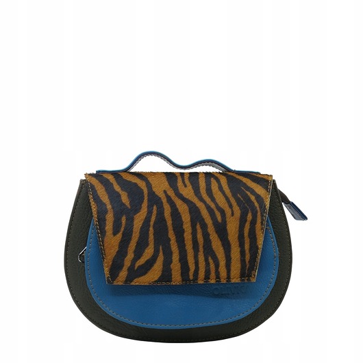 torby na ramię Torebka damska skórzana obrotowa klapka 4w1 rączka pasek OLIVKA