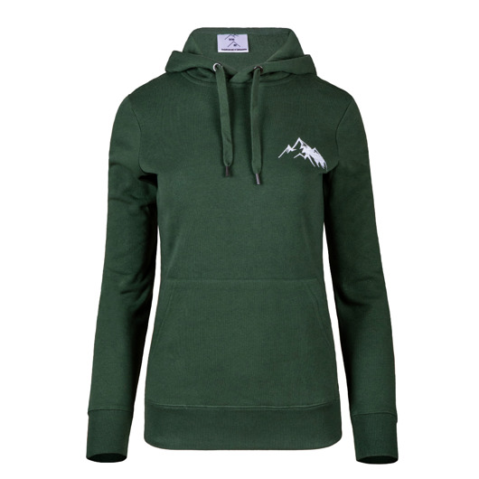 bluza z kapturem damska Tatra Art bluza damska hoodie green góry