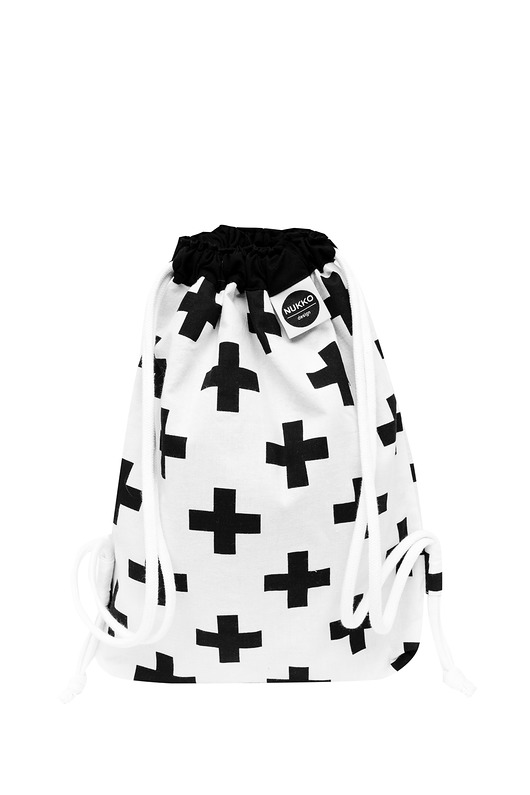 torebki, worki i plecaki dziecięce Worek plecak krzyżyki/plusy