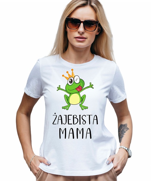 t-shirt damskie Koszulka dla mamy Dzień Matki śmieszny prezent