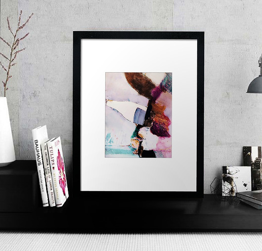 Plakat Grafika autorski wzór "Happy" ThinLine