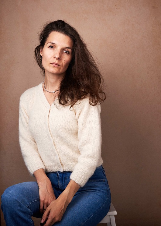 kardigany damskie Krótki kardigan  Emily z alpaki