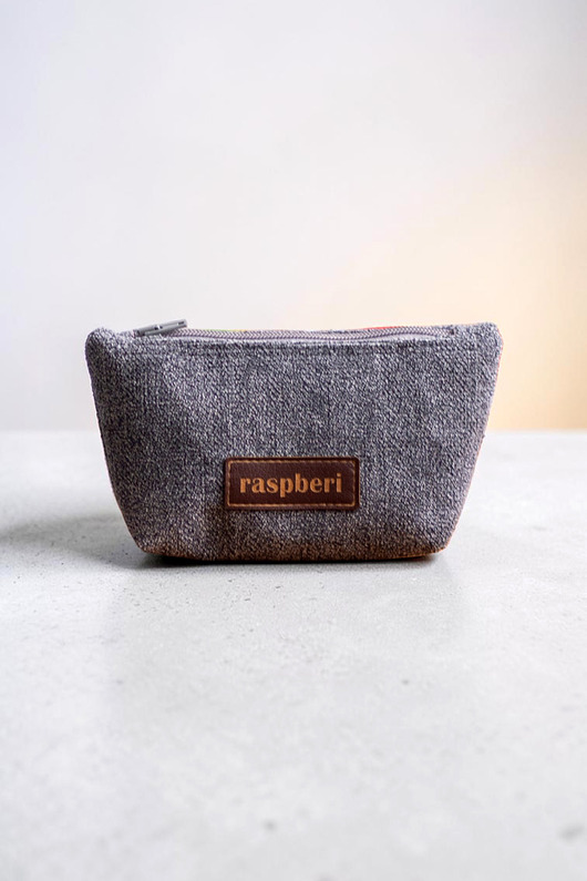 kosmetyczki Szara kosmetyczka MINI