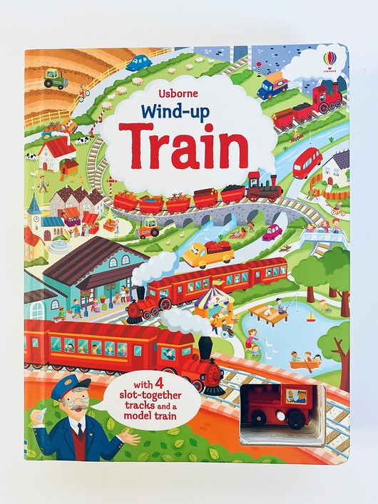 książeczki dla dzieci Wind up Train