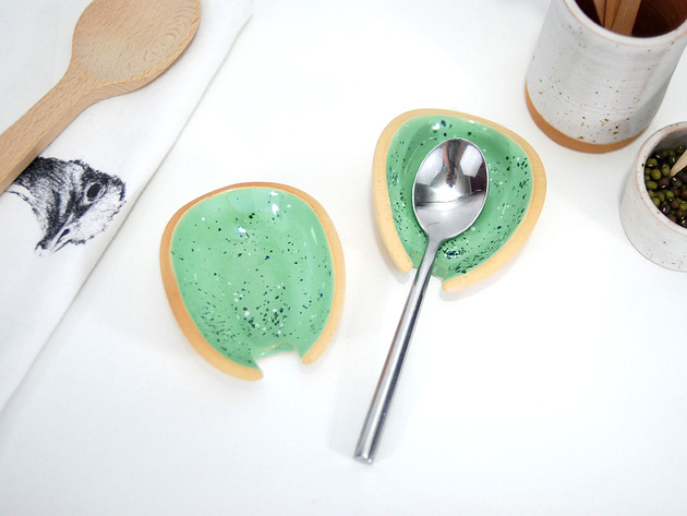 podkładki do kuchni Ceramiczna podstawka na łyżkę - lastryko