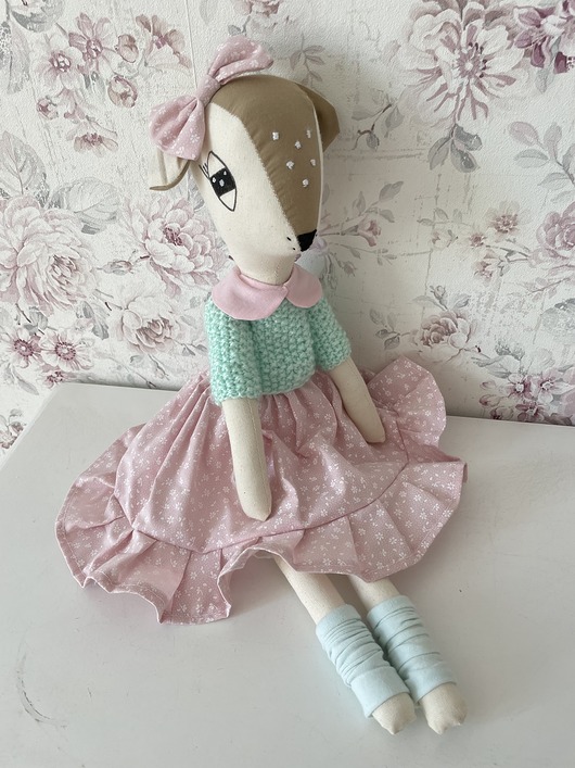 misie i maskotki Maskotka Sarenka Hania 50 cm