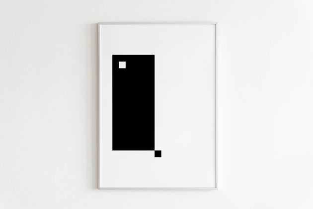 obrazy Nowoczesny minimalistyczny obraz "Dark space 2"