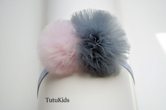 Opaska -tiulowe pompony TutuKids