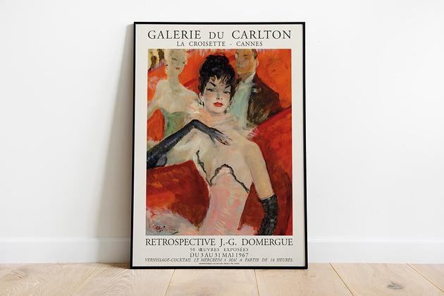 plakaty Jean Gabriel Domergue  - Exhibition Poster