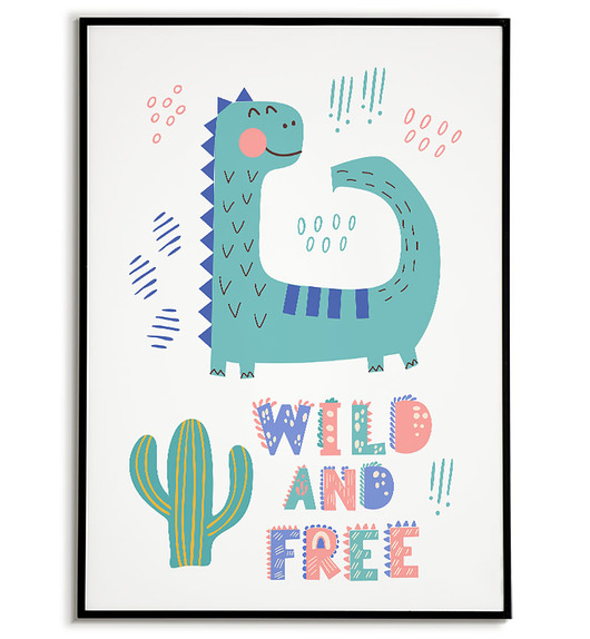 plakaty Plakat dla dziecka DINOZAURY