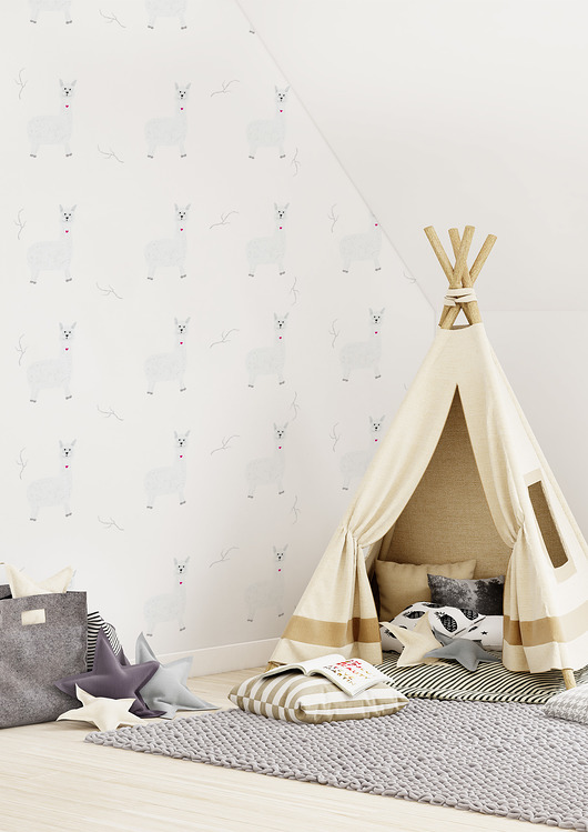 Tapeta dziecięca Lama Humpty Dumpty Room Decoration