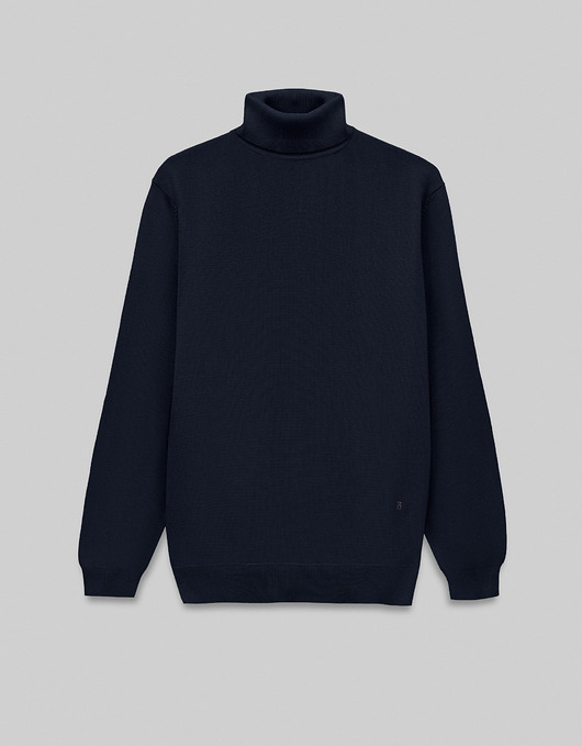 swetry męskie Sweter męski goriano golf granatowy