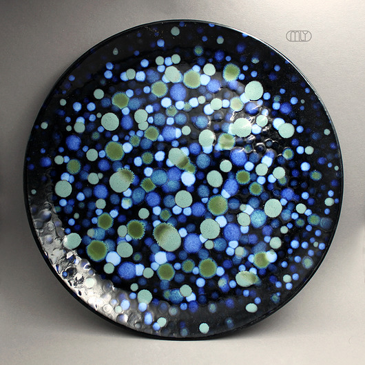 talerze, miski Talerz Nakrapiany29cm