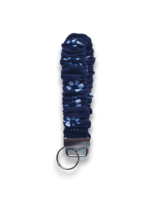 Akcesoria pozostałe Smyczka granatowa scrunchie na gumie