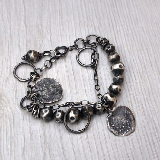 bransoletki srebrne Chaos - bransoleta srebrna