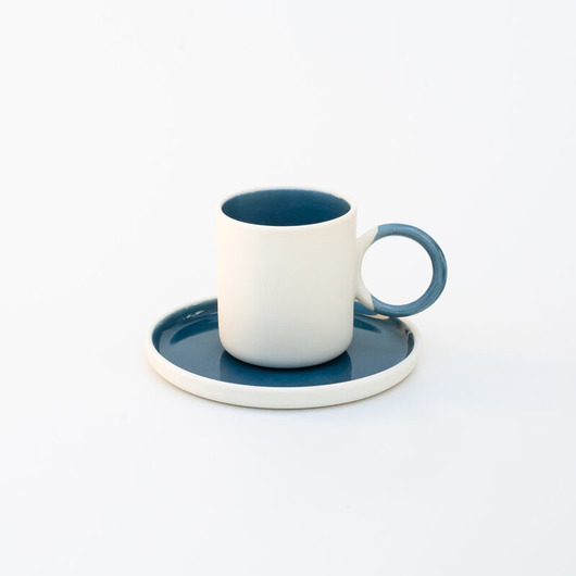 filiżanki Filiżanka do Espresso z talerzykiem/ coconut
