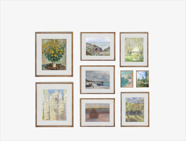 grafiki i ilustracje Vintage obrazy malarstwo francuskie Monet