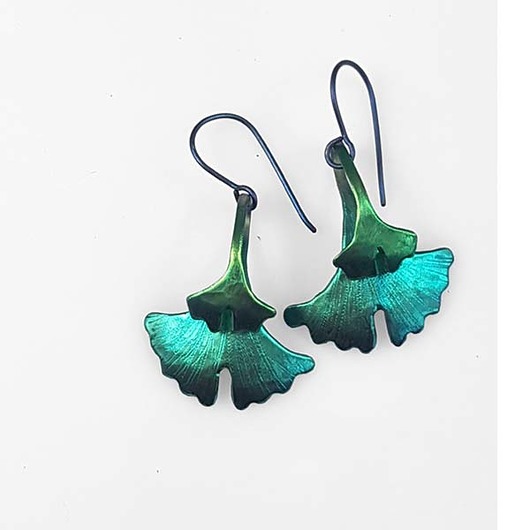 kolczyki - inne Miłorzęby z tytanu LO