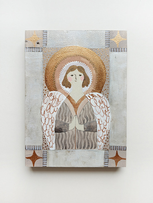 obrazy Obraz z aniołem, prezent na Komunie