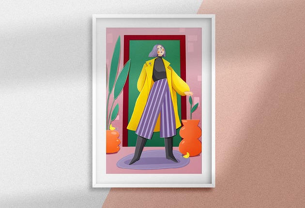 grafiki i ilustracje Plakat "Dom"