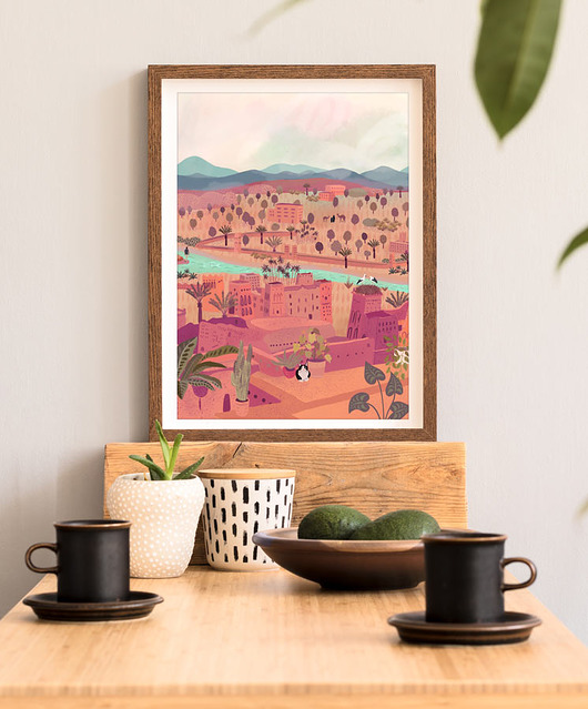 plakaty Maroko - plakat 50x70 cm
