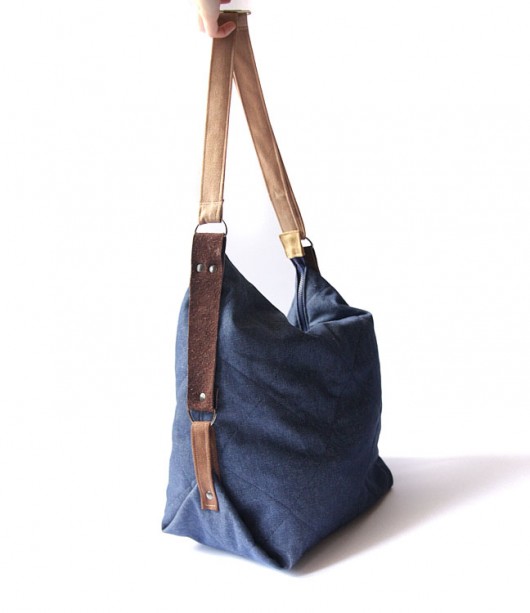 torba - denim pik & brown - elfagado