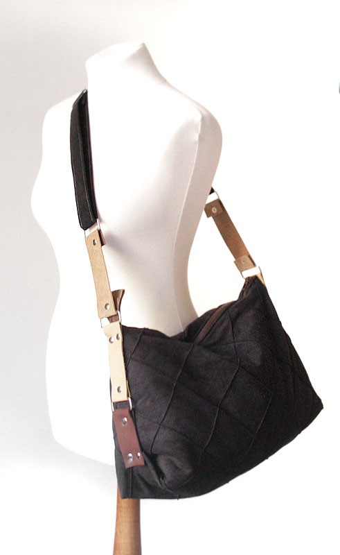 torba - black&brown&squares III- elfagado